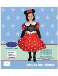 Dress Up America Deluxe Ms. Mouse Costume Set Small 4 6 290 S