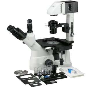 AmScope 40X 900X Phase Contrast Inverted Tissue Culture Microscope 
