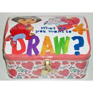   Do You Want to Draw? Treasure Chest Tin w/Lock & Key 