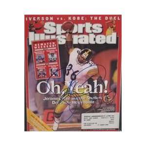 Jerome Bettis autographed Sports Illustrated Magazine (Pittsburgh 
