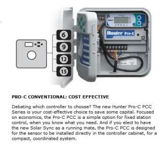 Hunter 230v 240v PRO C Outdoor Controller Australian PCC Conventional 