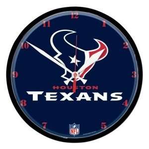  Houston Texans Wall Clock   Round