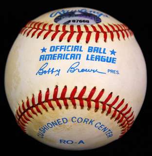 Johnny Mize Signed OAL Baseball Yankees HOF PSA/DNA  