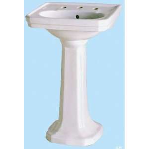   Bathroom Sink Pedestal by Le Bijou   V202 4 in White