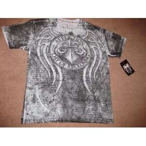  Affliction Day of Reckoning Event Shirt Size L Sports 