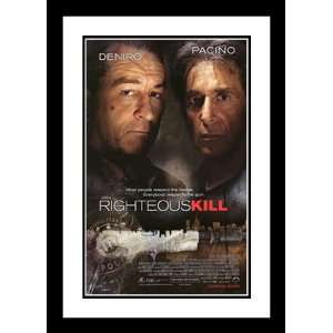 Righteous Kill 32x45 Framed and Double Matted Movie Poster   Style B 