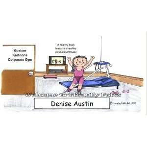  Exercise Work Out Personalized Cartoon Mouse Pad 