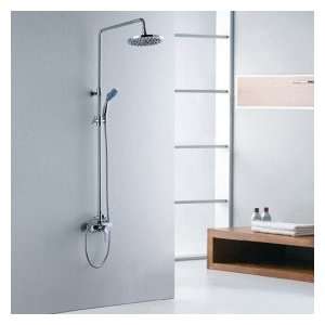   Shower Faucet with 8 inch Shower Head + Hand Shower