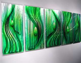 Abstract metal wall art painting sculpture. Hand made by American 