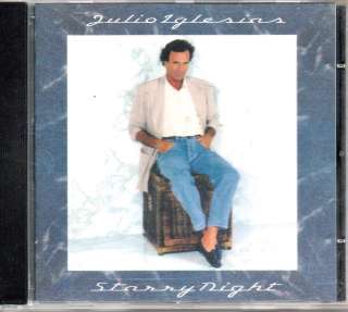 Julio Iglesias   Starry Night   10 Track CD 1990  