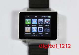 Newest Multifunctional Watch Moblie Cell Phone with Sliding Menu 4Band 
