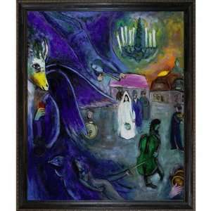   1945 Canvas Art by Marc Chagall Surrealism   31 X 27