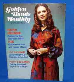 VTG GOLDEN HANDS MONTHLY Nov 1973, Sewing /Knit/Crochet Patterns Craft 