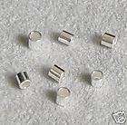 200 ~4.6gr Sterling Silver CRIMP BEAD 2x2mm Seamless Tube Spacer 2mm