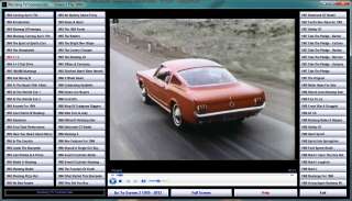Ford Mustang TV Commercials 1964 2012 DVD ROM 165 videos  