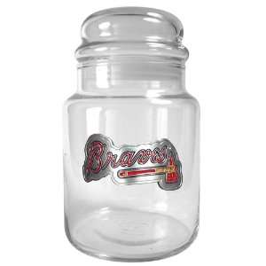  Atlanta Braves 31oz Glass Candy Jar