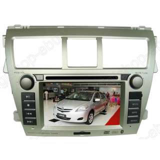  Touchscreen GPS DVD Player For Toyota Yaris sedan 2007 2012 +MAP