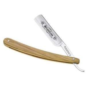  Boker USA Stainless Razor with Olive Wood Handle Sports 