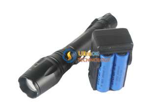 1400L Zoom CREE XML T6 LED Flashlight +2Battery+Charger  