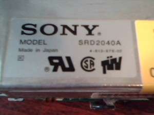 Hard Drive SCSI Disk Sony SRD2040A 1054285 Apple 40  