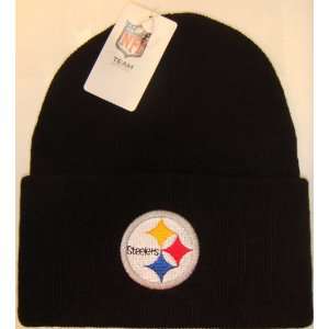 Pittsburgh Steelers NFL Long Beanie Knit Cap Caps Hat Hats Reebok Team 