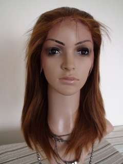 1227# silky straight synthetic lace front wig high quality can be 