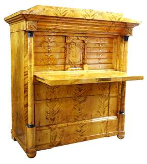 6275 Rare Biedermeier Style Antique Desk  