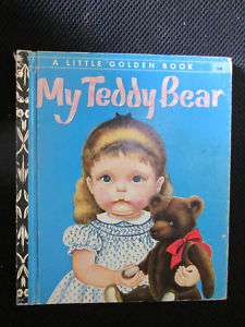 My Teddy Bear Eloise Wilkin Sydney Little Golden Book  