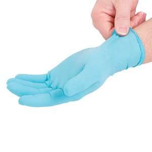  Safety Zone Nitrile Gloves   6 Mil.   Large Powder Free 