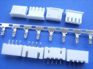 100pcs 4 Pin Connector leads Heade 2.54mm XH 4P Kit  