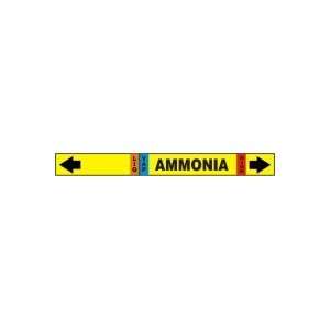AMMONIA (BLANK) LIQ/VAP HIGH   IIAR Self Stick Pipe Markers   IIAR SS 