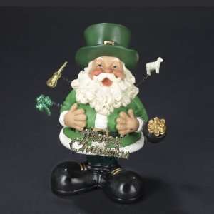  7 Luck of the Irish Jolly Wobbling Santa Claus Christmas 
