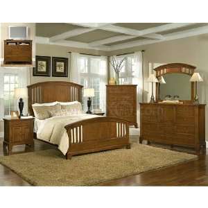 Bradford Panel Bedroom Set (Queen) by American Woodcrafters  
