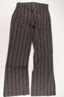 Womens Billabong Clemence Pants Grey Stripes Multiple Sizes NWT 