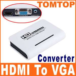 PC DVD PS3 XBOX360 HDMI to VGA + Audio HDTV Converter  