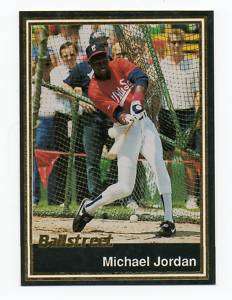 MICHAEL JORDAN / WHITE SOX 1991 Ballstreet BaseballCard  