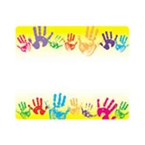  Rainbow Handprints Name Tags Toys & Games