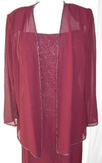   of Bride Dress Gown Brand New with Tags Burgundy Size X Large Or 14 16