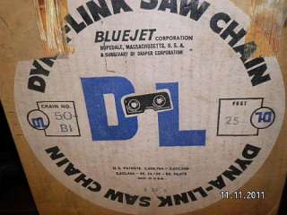   BlueJet Dyna Link Bulk Chainsaw Chain 50 B1 25 Foot Spool 
