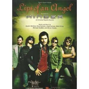  Sheet Music Lips Of An Angel Hinder 60 