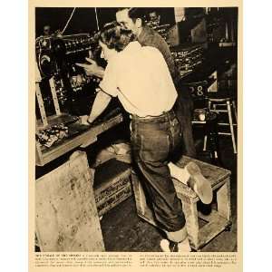  1942 Print Women Workforce Cutler Hammer Milwaukee Wisconsin 