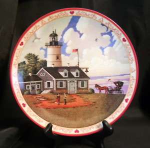 Charles Wysocki Jayson Sparkin Lighthouse 1994 Plate  