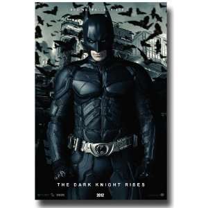   2012 Movie Flyer   Christian Bale   Batman DKR Suit