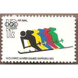   US Air Mail 11th Olympic Winter Games Scott C85 MNHVF 