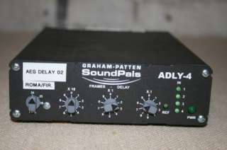 Graham Patten SoundPals ADLY 4 AES Audio Delay w/ Power supply  