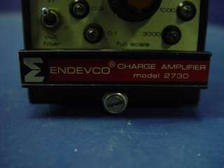 Endevco Charge Amplifier 2730 2730GPQ  