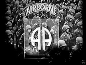 WWII Airborne Paratrooper D Day Bastogne 101st 82nd DVD  