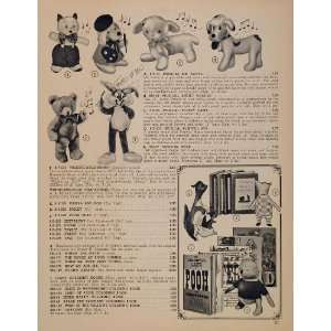  1962 Ad Toy Bugs Bunny Winnie the Pooh Piglet Kanga Roo 