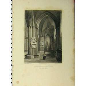   Chichester Cathedral Northern Aisle Winkles Print