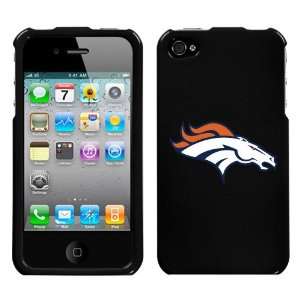  iPhone 4 Denver Broncos Black Snap on Superior Hard Cover 